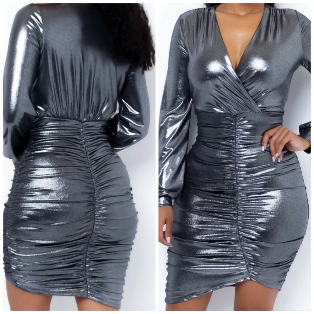 Women Metallic Dress/Birthday Dress